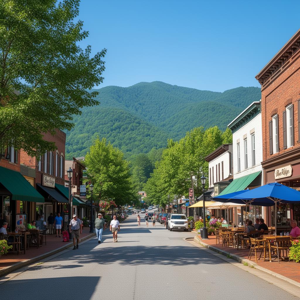 Downtown Blue Ridge, Georgia